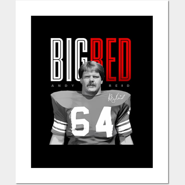 Andy Reid Big Red Wall Art by binchudala